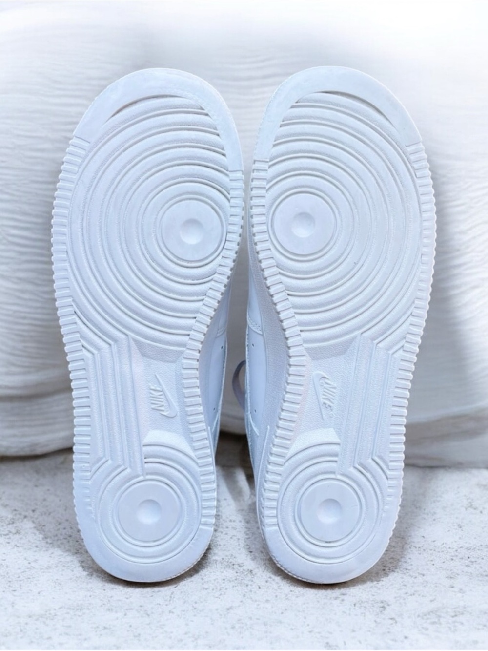 Nike Air Force 1 Women’s Sneakers White Size  US 9.5 EUR 41 CM 26.5 Authentic - Picture 6 of 7